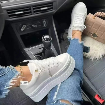 Women Light Weight Platform Fashion Sneakers