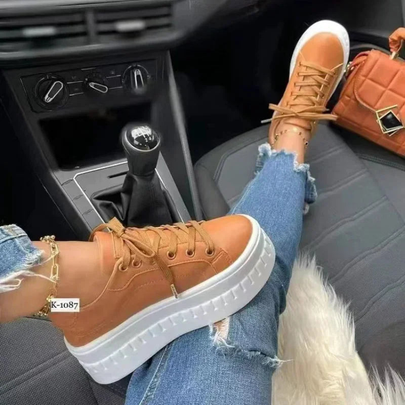 Women Light Weight Platform Fashion Sneakers