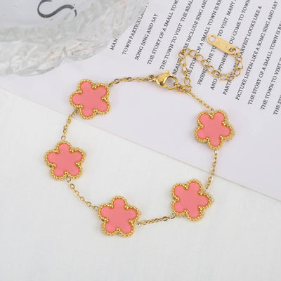 clover stainless steel t jewelry
