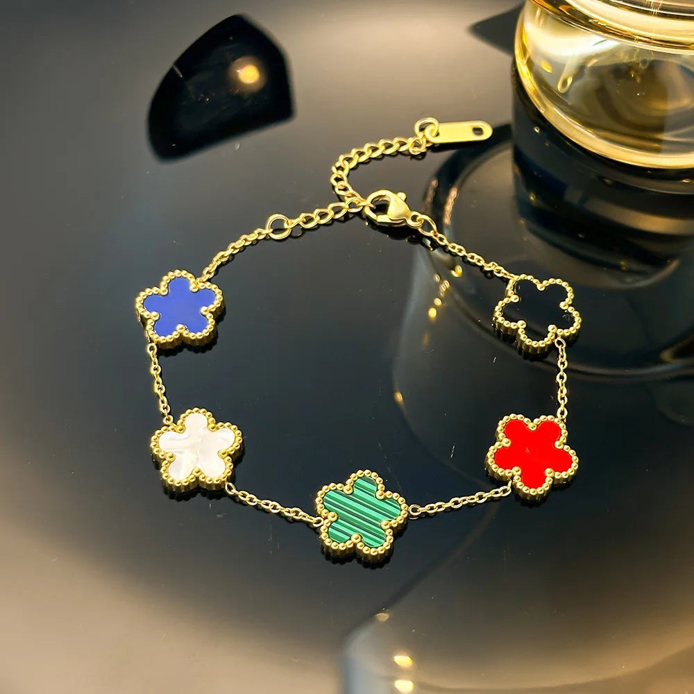 clover stainless steel t jewelry